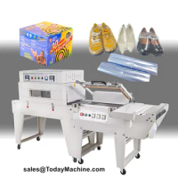 Manual Sealing Cutting And Shrink Wrapping Machine For Bath Bomb Bottle Box Books