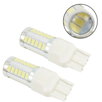 ไฟรถยนต์ 6000K แบบบับเบิล แสงไฟแผนที่ ไฟย้อนหลัง ไฟเลี้ยว 2 ชิ้น 33 SMD 6.6W ใช้พลังงานต่ำ