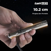 Promo TaffLED Senter LED Mini Flashlight CREE XML 55 Lumens - Mini 865 Original Silver