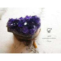 迷你紫水晶簇 22262/紫水晶/水晶飾品/ [晶晶工坊-love2hm]