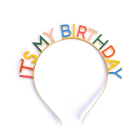 【生日快樂】韓系生日派對髮箍(韓系 慶生 髮箍 髮飾 生日禮物 拍照道具 生日佈置)