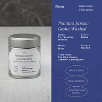 50 gr Panama Janson Gesha Washed - Biji Kopi Eksotis Geisha Navva Roastery Exotic Filter Coffee Bean
