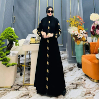 Abaya_jetblack hitam _wanita muslim Baju