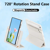Rotation 360 Magnetic Case for Huawei MatePad Pro 13.2 2023 Air 11.5 11 2021 T10s SE 10.1 M6 10.8 Pro 12.6 10.4 with Pen Holder