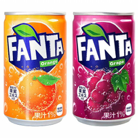 Fanta 芬達 汽水-橘子風味／葡萄風味(160ml) 款式可選【小三美日】 DS016178