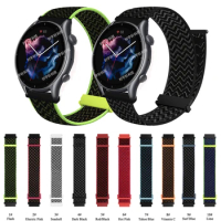 For Huami Amazfit GTR 3&amp;3 Pro Bracelet Sport Nylon Loop Replace Watchband For Amazfit GTR 47mm/Pace/Stratos 2 2S 3 Color Strap