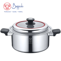 Buffalo 76226S CLASSIC 316不銹鋼五層複合金雙耳煲連不銹鋼蓋 26cm / 6.7L 香港行貨