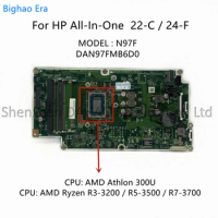 DAN97FMB6D0 For HP 22-C 24-F AIO Motherboard With AMD Athlon 300U R3-3200U R5 R7-3700 CPU DDR4 L39043-001 L39043-601 L39043-603