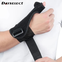 1Pcs Wrist Guard Protecting Thumb Mesh Breathable Hand Protection Adjustable Steel Bar Support Twisted Fractured Tendon Sheath