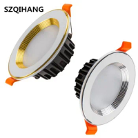 7W 10W 15W 20W Dimmable LED Ceiling Down Light Recessed LED Downlight White shell and Milky Cover High quality Led Spot Lamp
