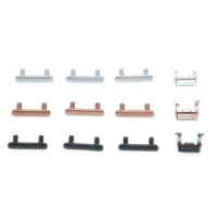 10Sets/lot Silver/Black/Noeo Black/Gold/Rose Gold Color Volume Key Switch Power Lock Side Button Set for Apple iPhone 8 Plus