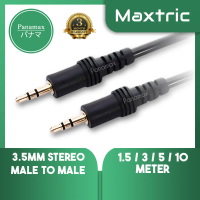 Panamax 1.5/ 3/ 5/ 10 Meter Quality 3.5MM Stereo Audio AUX Cable (3.5MM Stereo Male - Male) = TAV-23