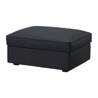 KIVIK 收納椅凳, tresund 碳黑色, 90x70x43 公分
