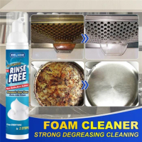100ML Kitchen Grease Cleaner Household Rust Remover Multifunctional Foam Cleaner Household Cleaning Bubble Spray for Kitchen