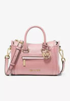 Michael Kors Michael Kors Carine Extra-Small Pebbled Leather Satchel Powder Blush