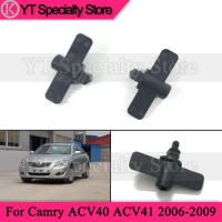2PCS Headlight Washer Bracket Jet Headlamp Head Light Water Spray Nozzle Washer Jet Connector For Camry ACV40 ACV41 2006-2009