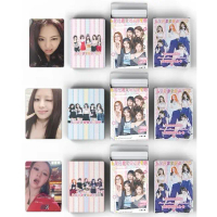 Thẻ LOMO HoloGRAPHIC LASER LE SSERAFIM, 50 124 chiếc, Hoàn hảo cho đêm, Album EASY, Thiết kế hoa anh