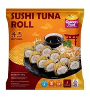 QUEEN FOOD SUSHI TUNA ROLL 400GR HALAL NASI GULUNG ISI IKAN ALA JEPANG