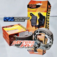 KAMPAS REM DAYTONA DEPAN BELAKANG CAKRAM & TROMOL ADV 150 160 PCX 150 160 ABS CBS VARIO 110 TECHNO K