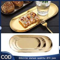 Nampan Oval Nampan Oval Stainless Nampan Stainless Oval Nampan Emas Oval
