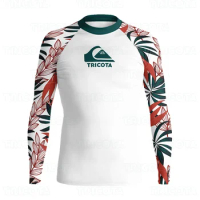 Rash Guard T-shirt Sun Protection Diving Long Sleeve Swimsuit Lycra Rashguard For Men Wetsuit Surfing Shirt Swimsuit Rashguard