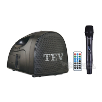 TEV TA220DL 100頻道肩帶式藍芽/USB/SD MP3播放擴音器 贈TM-621一支