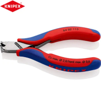 KNIPEX 64 02 115 Electronic Top Cutting Pliers Dual Color Handle Special Tool Steel Forged And Oil Quenched Simple Operation