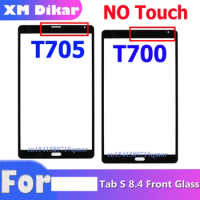 Glass + OCA For Tab S 8.4 SM-T700 SM-T705 T700 T705 LCD Touch Screen Front Outer Glass Lens Parts Replace