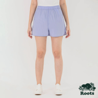 【Roots】Roots女裝- 喚起自然之心系列 有機棉府綢短褲(紫色)