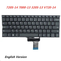 Laptop English Keyboard For Lenovo ideapad 720S-14 7000-13 320S-13 V720-14 Notebook Replacement layout Keyboard