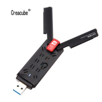 Creacube WiFi 6 1800M 802.11AX USB WiFi Adapter 5G Wireless USB WiFi Receiver Network Card Transmitter For PC