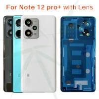 New For Xm Rm Note 12 Pro plus 5G battery back cover Note12pro+ Back Cover Replacement Rear Housing Cover