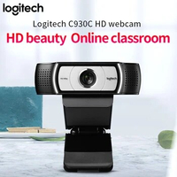 Logitech C930c HD Smart 1080P Webcam with Cover for Computer Zeiss Lens USB Video camera 4 Time Digital Zoom Web cam