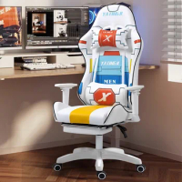 Ergonomic Adjustable Office Chair Home Internet Cafe Racing Gamer Chair Comfortable Swivel Lifting Lying Computer Armchair