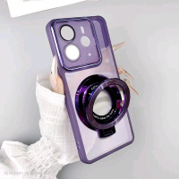 case silikon magsafe for Realme 14 5G / Realme 14T standing holder softcase
