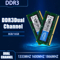 Memoria RAM DDR3 4GB 8GB 1600MHz 1333MHz Laptop Memory PC3-12800 PC3L-14900 10600 204Pin 1.5V 1.35V SODIMM DDR3L Memory Module