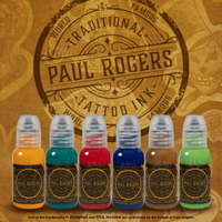 DH TATTOO SUPPLY:Paul Rogers SET美國歐菲斯老美式基本色套裝更新版~色澤更艷麗.更具特色~