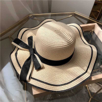 草帽 帽子女夏季草帽大帽檐旅游沙灘時尚韓版百搭海邊遮陽帽出游太陽帽