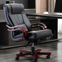Modern Designer Boss Computer Chair Nordic Leather Backrest Office Chairs Luxury Leisure Swivel Lift Gaming Chair Home Furniture