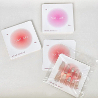 100pcs Press-on Nail bao bì thị handmade lừa đảo tay thiết kế kiểm tra thị thẻ làm tóc tay Mô tả Thẩ