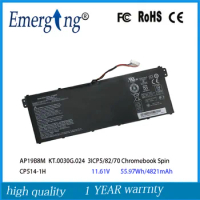 11.61V 55.97Wh AP19B8M Laptop Battery For Acer Chromebook Spin CP514-1H CP514-1WH CP514-1HH SF313-51N ConceptD 3 Pro CN315-72P