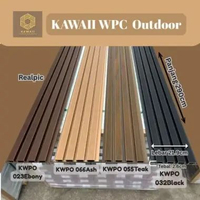 KAWAII WPC Outdoor Pagar Wall Panel 22 x 290 cm Exterior Rumah Panel Dinding Minimalis | READY MEDAN