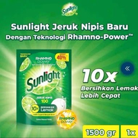 Sunlight - Cairan Pencuci Piring (Medan) Refill Jeruk Nipis 1500mL