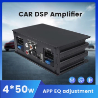 Plug And Play 4x50W DSP Car Audio Processor For Android Radio Stereo amplifier Speakers Improve Subwoofer