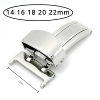 Stainless Steel Solid Watches Accessories 14 16 18 20 22mm for Tissot Le Locle Series T41/T035 Man Watch Butterfly Buckle