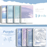Notebook B5 thick notebook Chinese style notepad student exam preparation thickened oil painting A5 