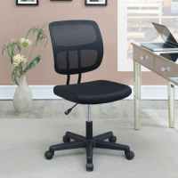 Black Mesh Back Adjustable Office Chair with Ergonomic Design and Comfortable Padding for All-Day Support and Relief
