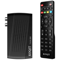 Koqit T10 Free DVB T2 Tuner DVBC H.265 HEVC Main 10 2in1 Remote DVBT2 Decoder Digital Europe DVB-T2 MeeCast TV Stick SET-TOP Box