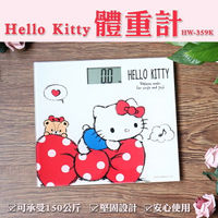 小禮堂 Hello Kitty 電子體重計 (紅緞帶款)