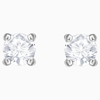 施華洛世奇 - Swarovski 銀色水晶耳環 5408436 簡約時尚百搭 1對